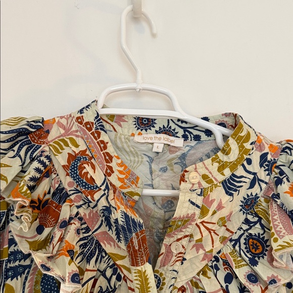 Love the Label Floral Ruffle Mini Dress - Picture 2 of 3